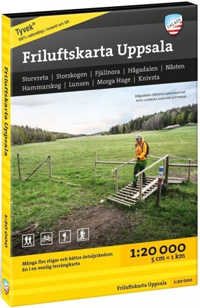 Calazo Friluftskarta Uppsala 1:20 000