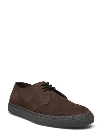 Linden Suede Shoes Sneakers Business Sneakers Brun Fred Perry*Betinget Tilbud