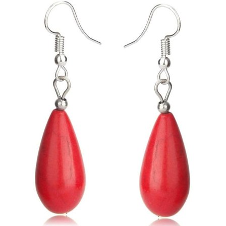 Turkisfarvede Dangle Øreringe til Kvinder