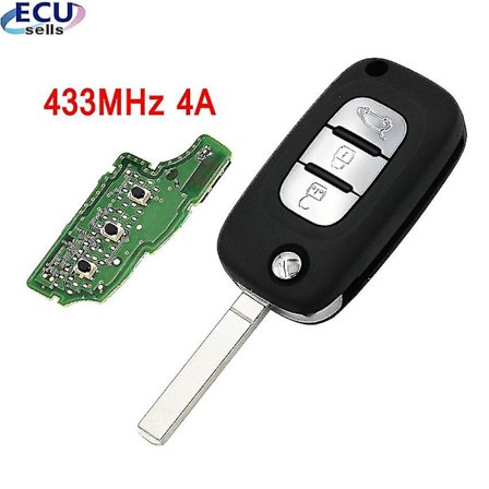 Kääntöavaimen kaukosäädin 3b 433mhz 4a Benz Smart Fortwo 453 Forfour 2015-2017 [DB]