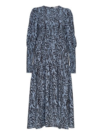 Morianagz Long Dress Blue Gestuz