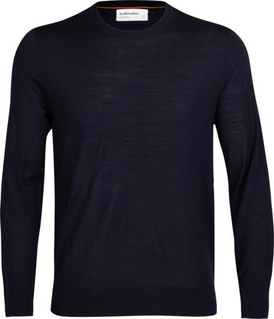 Icebreaker Men's Wilcox Long Sleeve Sweater Men long-sleeved sweaters Blue L