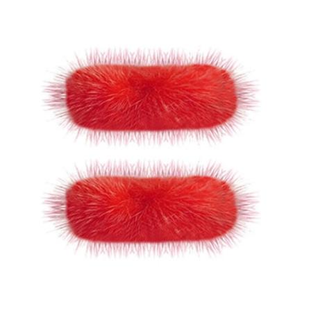 2kpl Shoe Clip Charm solki PUNAINEN red