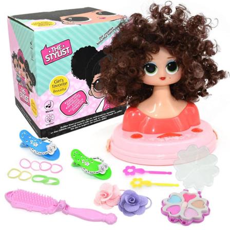 Barbie dukke Prinsesse Elsa, Is og Snø Eventyr Elsa halv kropp dukke med tilbehør (FMY) Big eye explosive head Standard configuration