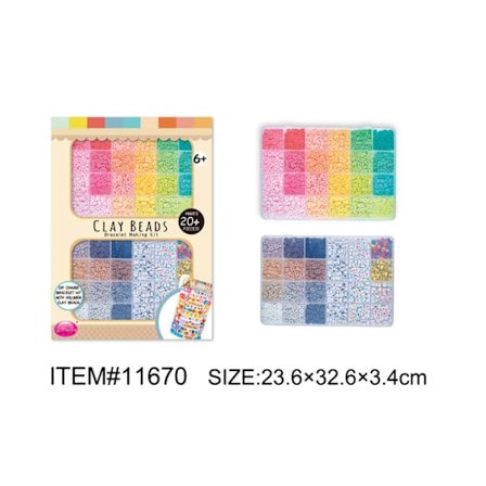 Pärlset armband Clay & Beads