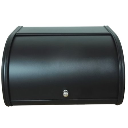 Metal Bread Bin Kitchen Storage Container with Roll Top Lid Kitchen Storage Box