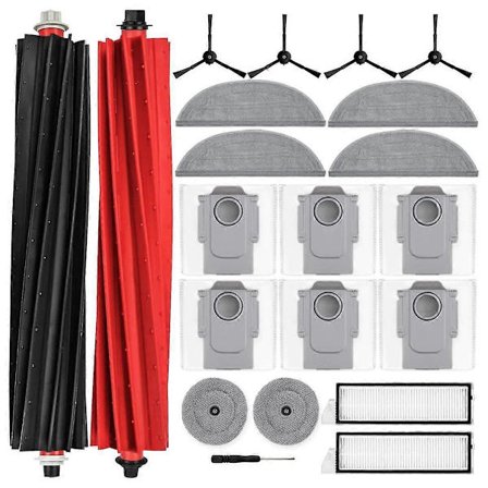 För S8 Maxv Ultra Huvudsidoborste Hepa Filter Moppduk Dammpåsar Robotdammsugare Tillbehör