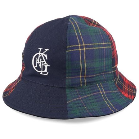 Kangol - Blå bucket Hatt - Work Leisure Rev Casual Dark Blue Bucket @ Hatstore