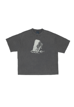 Nudie Jeans Rita T-Shirt Shop-Chop T-shirts Dam Grå M