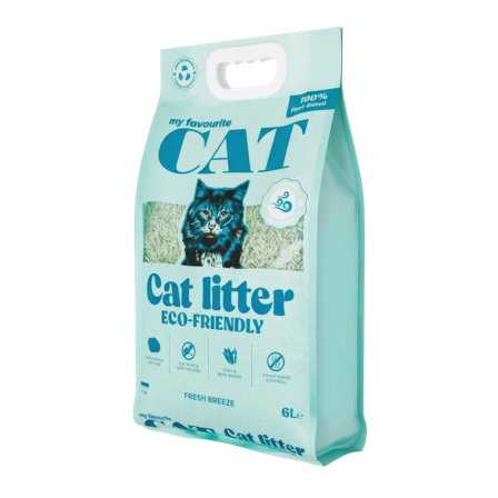 My favourite CAT - Eco-Friendly Cat Litter 6L - Fresh breeze - Katt - Kattesand & kattestrø - Økologisk kattesand og kattestrø - ZOO.no