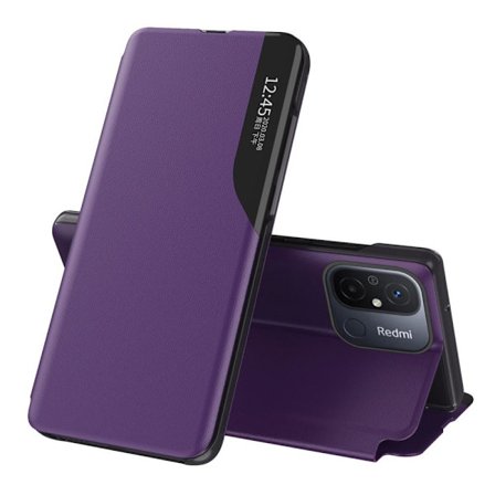 SKALO Xiaomi Redmi 12C 4G Clear View Window Cover - Lilla