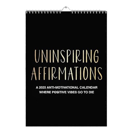 2025 Satirisk Kalender En Daglig Dos Humor för att Göra Livet Inte Längre 2025 Kalender Vägg