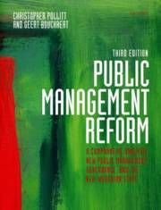 Public Management Reform 3rd. edit., ISBN: 9780199595099