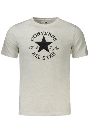 Converse T-shirt Maniche Corte Bambino Grigio