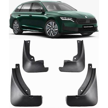 Komplett set stänkskydd lera flikar för 2020-2024 SKODA Octavia MK4 Estate_Super Gift