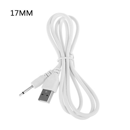 USB-opladningskabel Universal USB til 2,5 AUX Audio Mono Strømforsyning Oplader 15/16/17/19mm Pin (FMY)