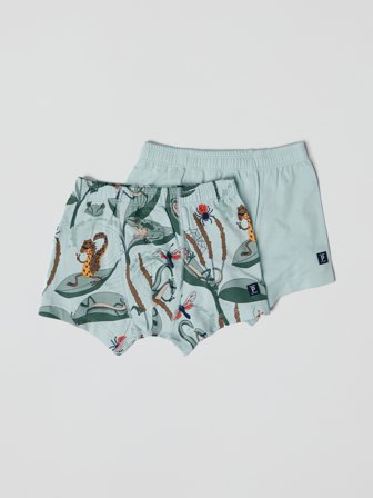 Polarn O. Pyret 2-pack boxershorts - 86|92 - barnkläder - green