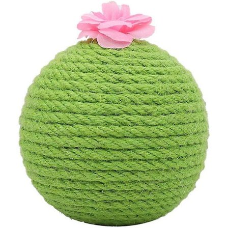 Rullende kaktus-kløball for katter, bevegelig katteleke, kattemølle, interaktive vippeleker for katter og kattunger