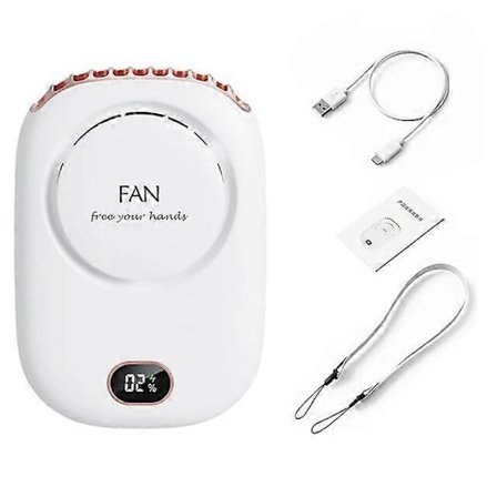 Drivna Handfläktar Ny Mini Portabel Fläkt Portabel Uppladdningsbar Bladlös Turbo Ultra Tyst 3 Hastighetsjusterbar Student Handhållen Fläkt 
