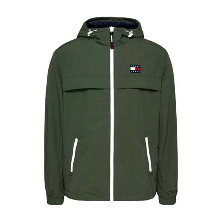 Tommy Jeans, Wind Jackets Groen, unisex, Maat:M