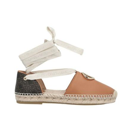 Liu Jo Espadrilles with Logo Brun, Dame Espadrillos, Størrelse: 36 EU