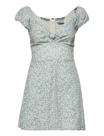 Anf Womens Dresses Kort Kjole Blå Abercrombie & Fitch