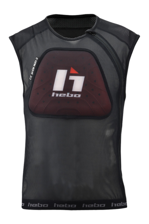 Vestă De Protecție Motocross Hebo Defender Pro Tineret negru XL/XXL