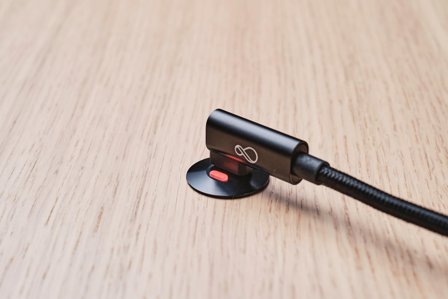 OCHNO USB-C Cable | Angled | DP 1.4 Video Alt Mode | Male/Male | USB-C - USB-C | 3.2 Gen 2 | Braided | 0.7m | Black