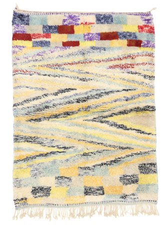 Malý Berber Moroccan - Mid Atlas 105X144 Vlna, Koberec