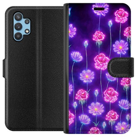 Yhteensopiva Lompakkokotelo Samsung Galaxy A32 5G Bloom Reverie Electric Petals