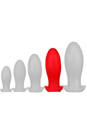 Eggplay Silicone Plug Saurus Egg Red XL - Woome.pl