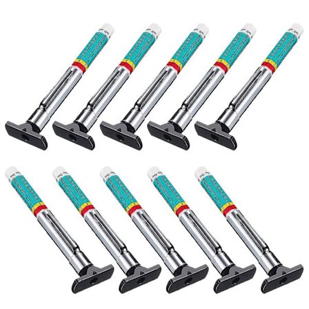 10 stk. Dækmønsterdybdemåler Måleværktøjer Tydelige Markeringer Smart Farvekodet Til Bil Lastbiler Moto