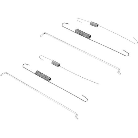 Gasspjeld returfjær regulator koblingsstang sett for Honda Gx160 Gx210