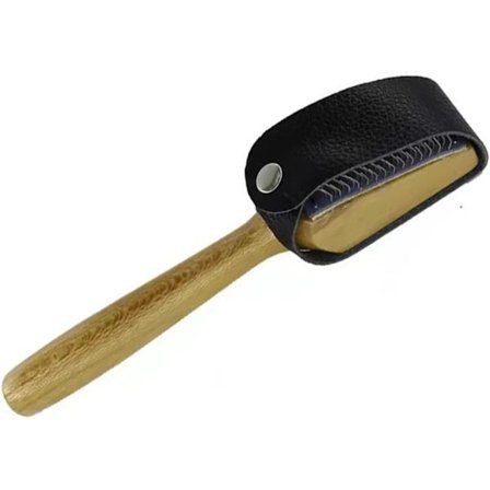 Danskosborste i trä - Rengöringsborste för träskor - Praktisk borste med tråd för mockasulor - Rengöring av danskor