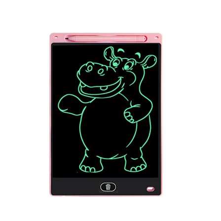 10-tums (25 cm) LCD-skrivplatta - Ritplatta med färgskärm - Barn - Unisex - Rosa