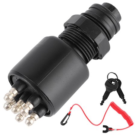 Perämoottorin sytytyskytkin 5005801 175974 turvavyöllä Evinrude/Johnson/BRP:lle