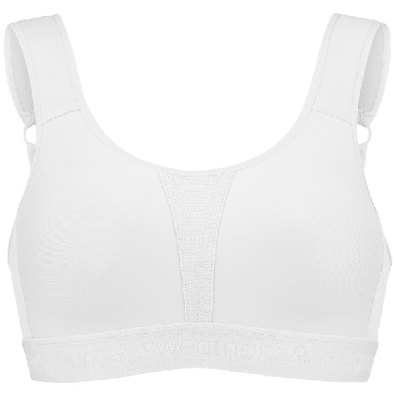 Swegmark Kimberly Iconic Sport-bh Träningskläder Dam Vit 75c