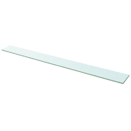 Vidaxl Hyllplan 2 St Glas Genomskinlig 110x12 Cm Transparent