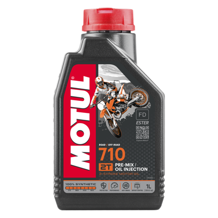 Motorolie Fuldsyntetisk Motul 2T 710 1L