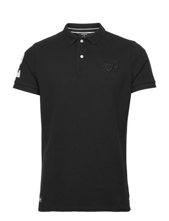 Vintage Superstate Polo Polos Short-sleeved Musta Superdry