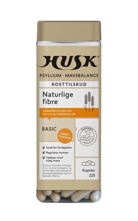 HUSK Psyllium Mavebalance Psyllium Mavebalance 225 kaps, Helse & Madvarer, Ingredienser, Loppefrøskaller