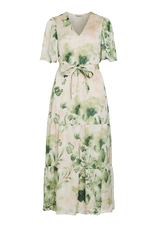 Vila Ankle Dress Vimolina Klänningar Dam Beige 38