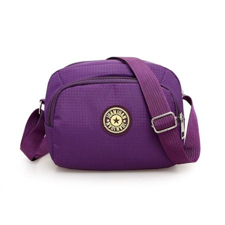 Crossbody-väska Axelväska LILA 1 1