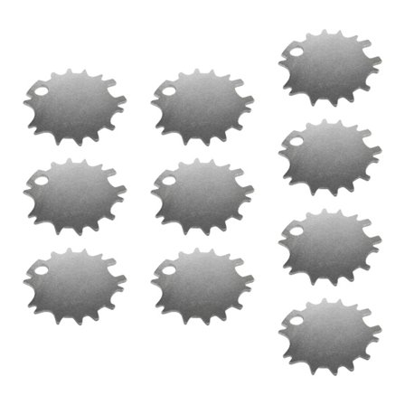 10 stk. profesjonell firkantet stramhetsjustering for hårklippesakser, tilbehør til salong og hjemmebruk