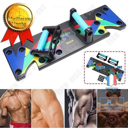 Träningsaccessoar - TD - Fällbart Stöd 9 i 1 - Svart - 600 mm x 185 mm x 18 mm - 150 kg max