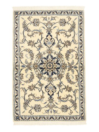 Hand Knotted Nain Rug 87X136 Wool Orange/Brown Small