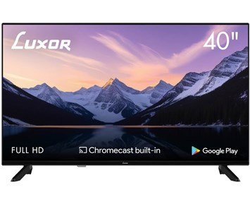 Luxor 40tum FHD LED-TV med Android TV och inbyggd Chromecast - LX4040FHD - Fyndvara