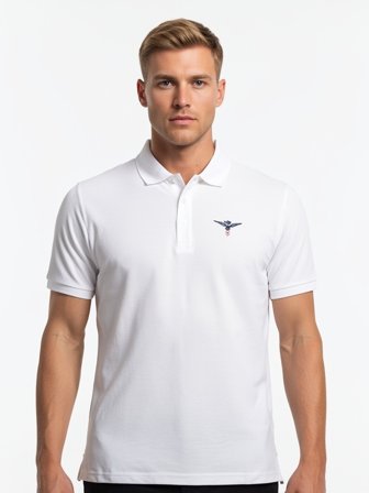 Esercito 1659 Polo Maniche Corte Uomo Bianco