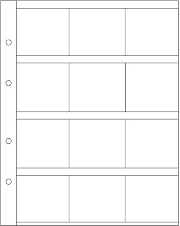 5 stk. lommer - OPTIMA M12K - Til møntholdere