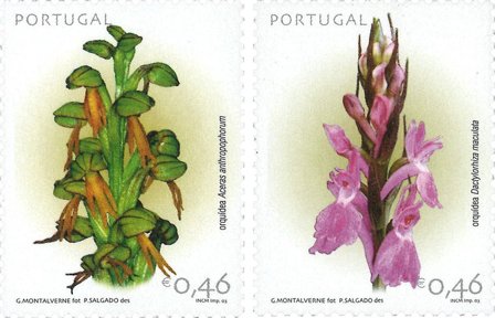 Portugal - Orkideer - Postfrisk sæt 2v